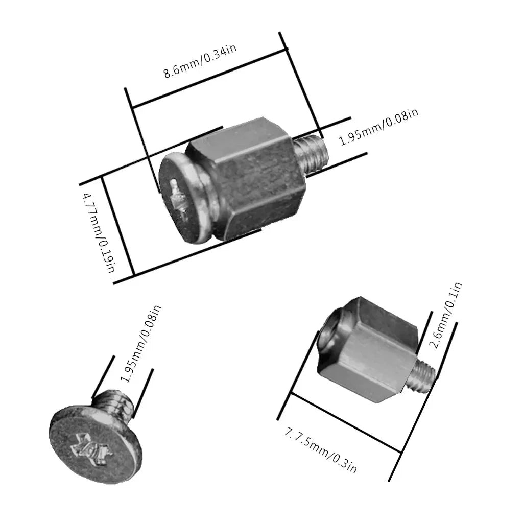 10 Set M.2 SSD Standoff Screw Kit | Mounting Hardware for PC & Laptop Motherboards
