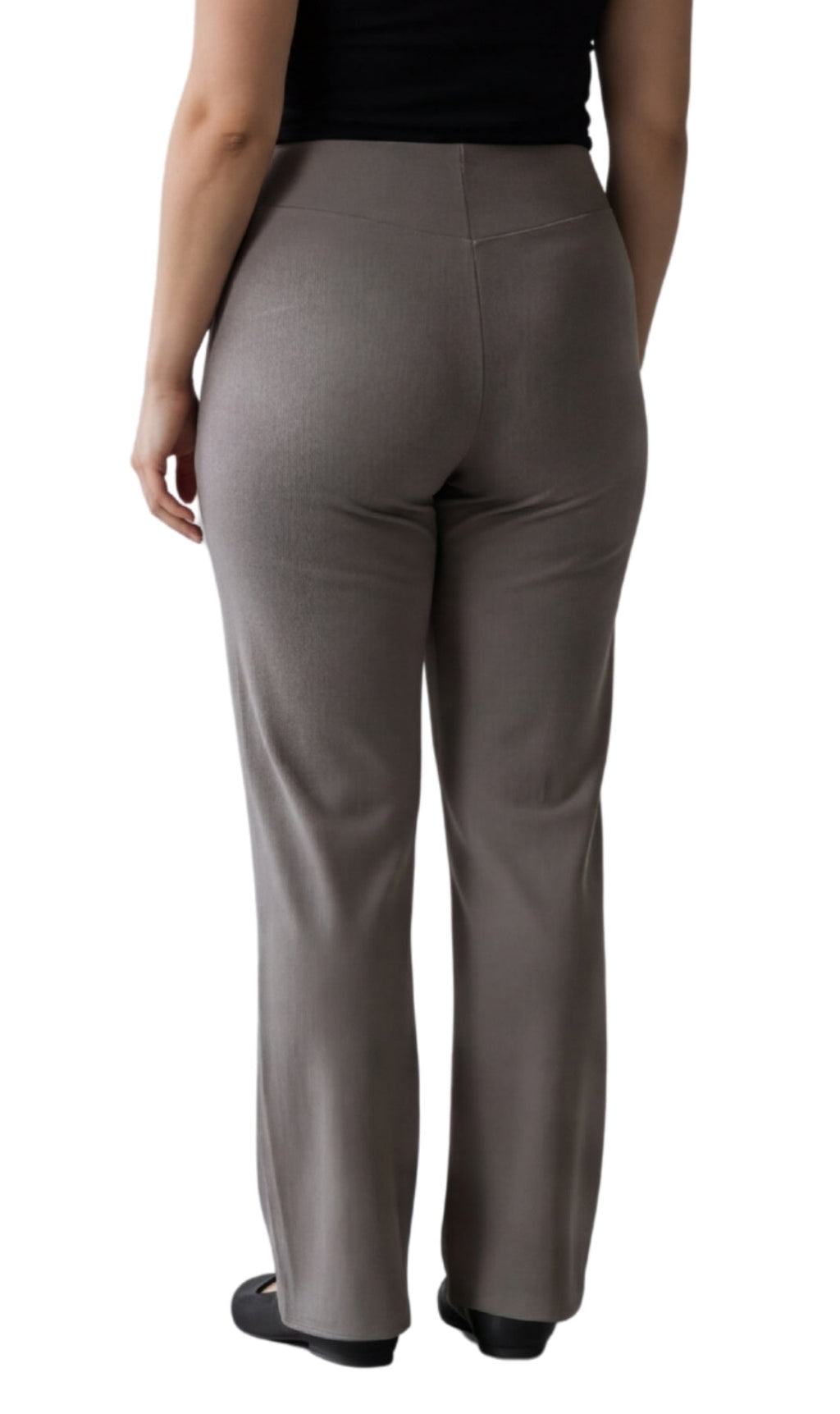 Women's Bootcut Flare Leggings — Pull-On Cotton Stretch with Crossover Waist