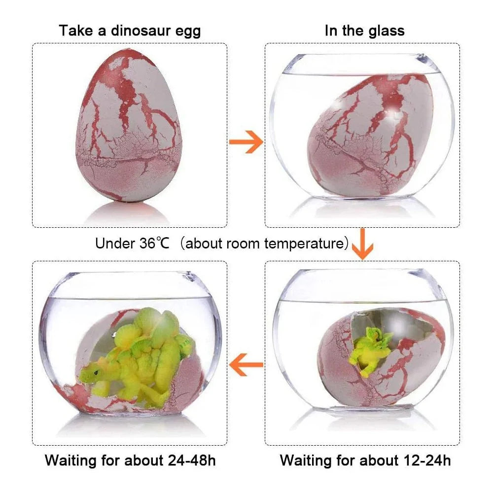 12PCS Dinosaur Eggs | Grow in Water Hatching Science Kit