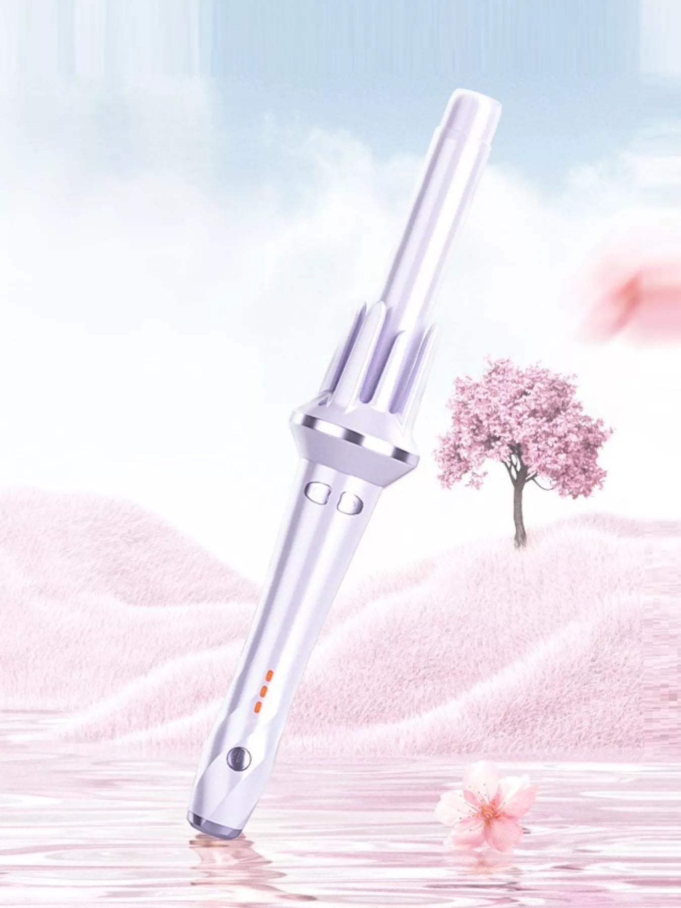 Adjustable Temperature Rotating Curling Iron