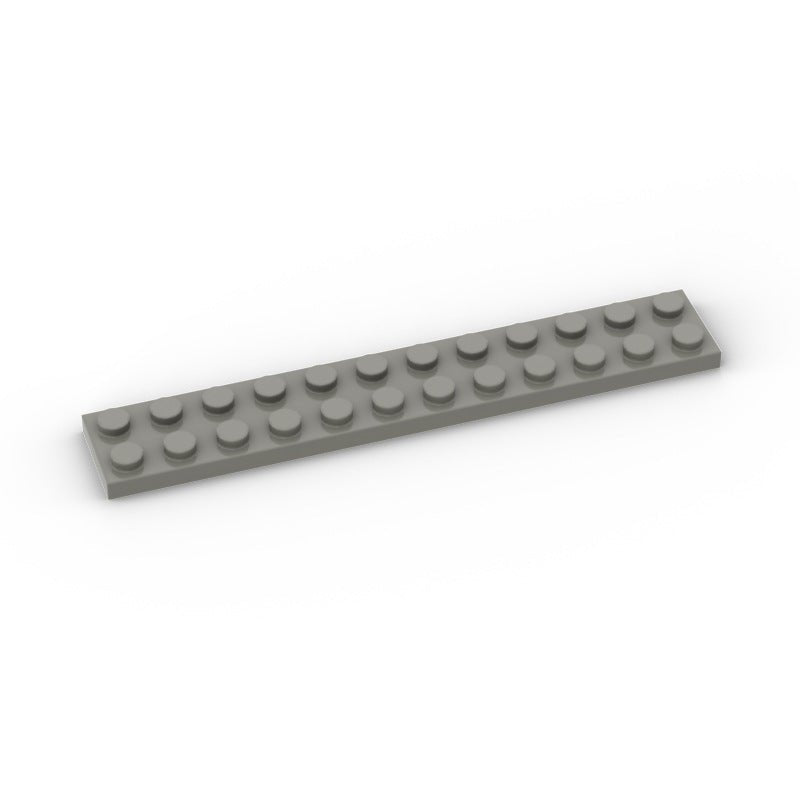 20 PCS 2x12 Flat Plate Building Blocks | Compatible Small Particle DIY Parts