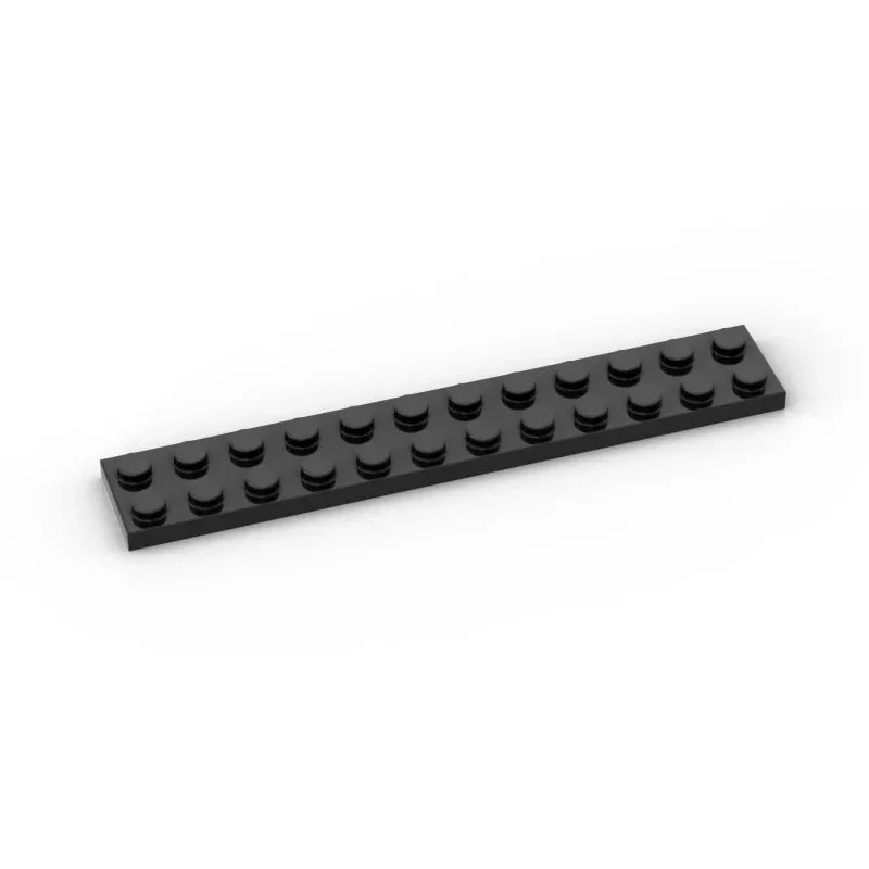 20 PCS 2x12 Flat Plate Building Blocks | Compatible Small Particle DIY Parts