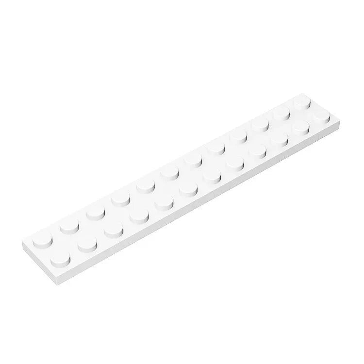 20 PCS 2x12 Flat Plate Building Blocks | Compatible Small Particle DIY Parts