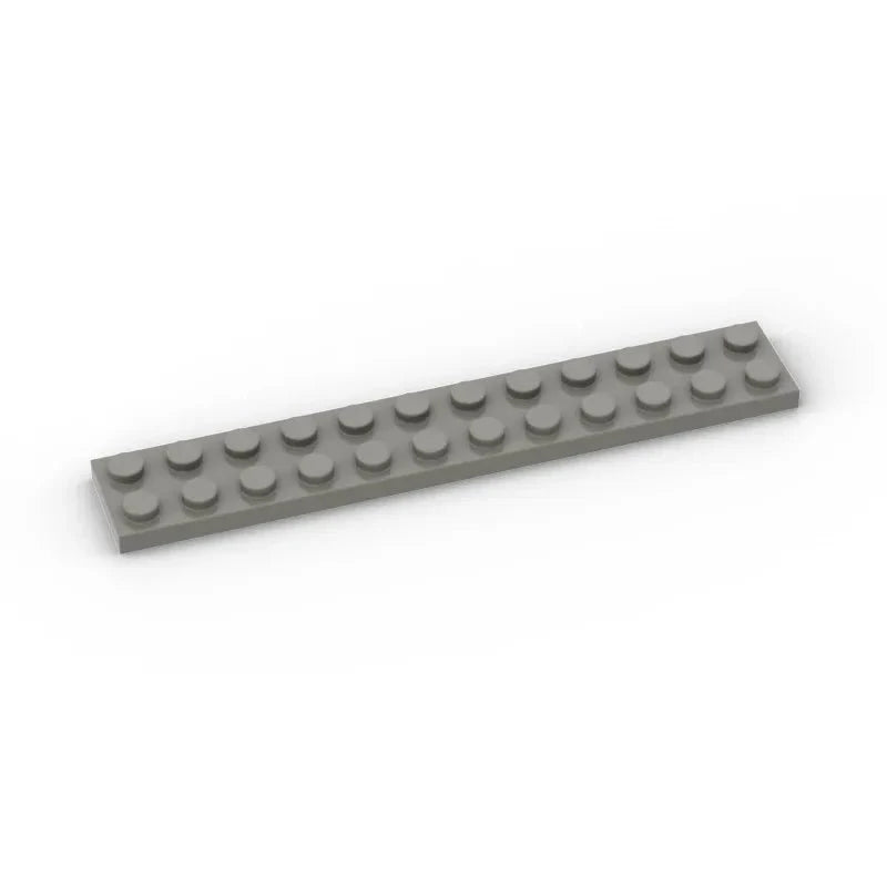 20 PCS 2x12 Flat Plate Building Blocks | Compatible Small Particle DIY Parts
