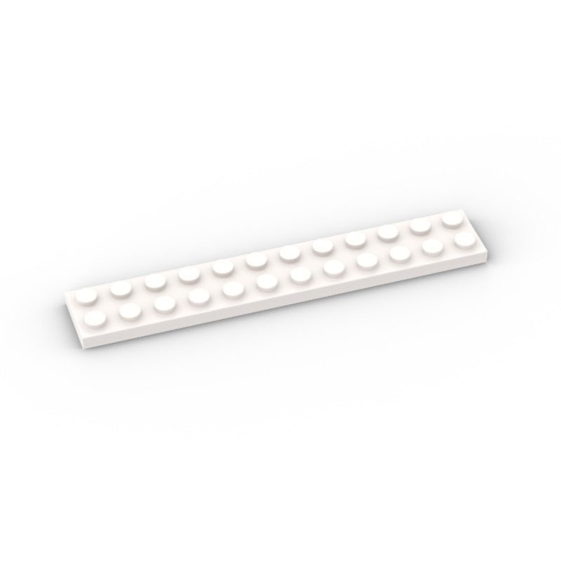 20 PCS 2x12 Flat Plate Building Blocks | Compatible Small Particle DIY Parts