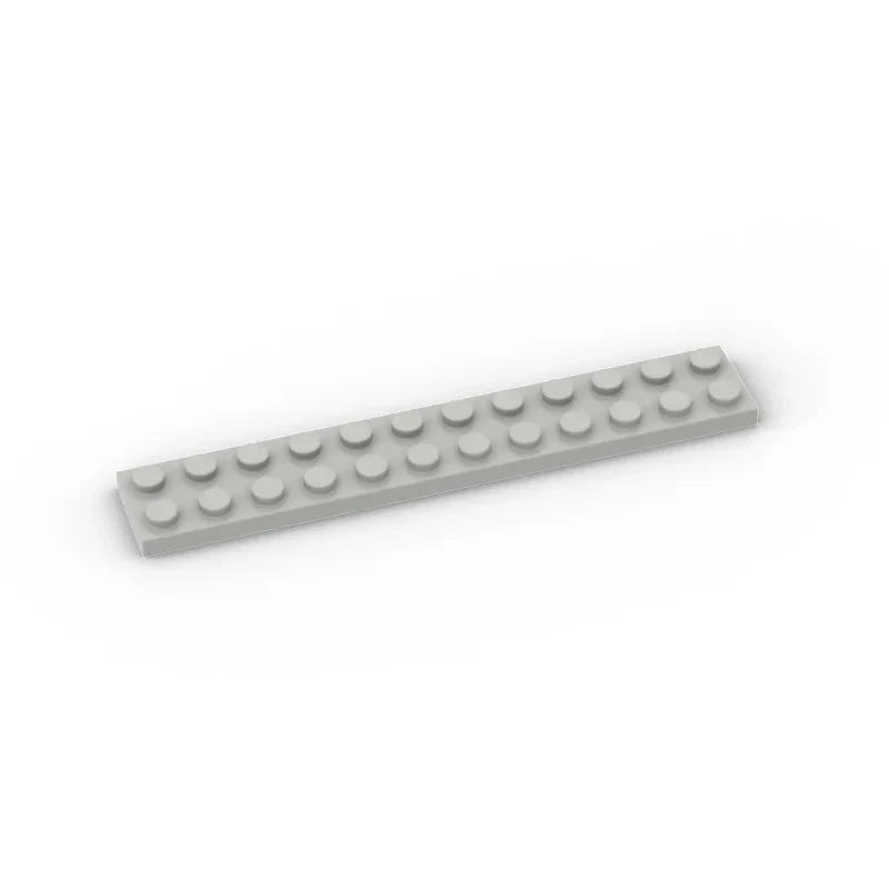 20 PCS 2x12 Flat Plate Building Blocks | Compatible Small Particle DIY Parts