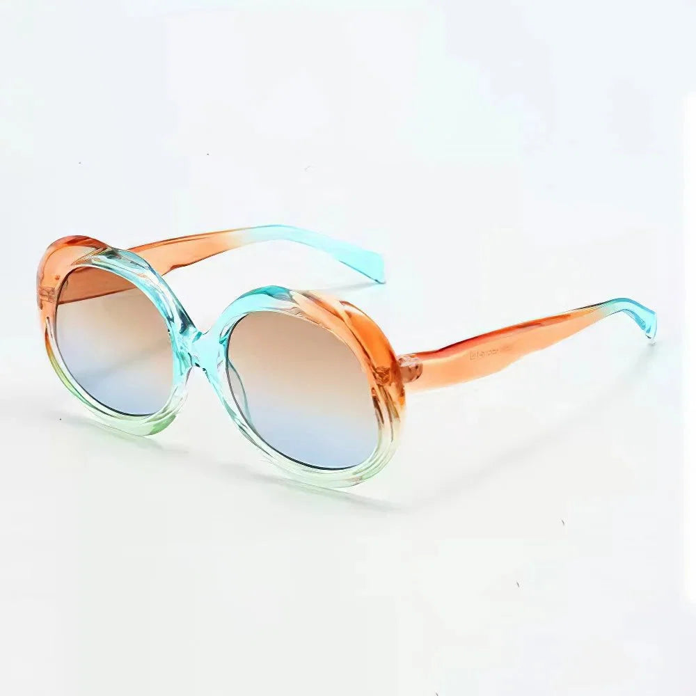 2025 New Retro Oval Sunglasses | UV Protection with Photochromic Lenses
