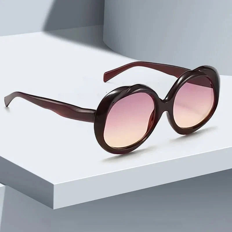 2025 New Retro Oval Sunglasses | UV Protection with Photochromic Lenses