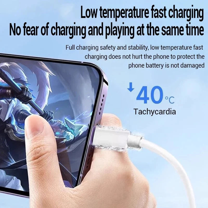 20W Fast Charging Cable | USB-C to Lightning Cord for iPhone