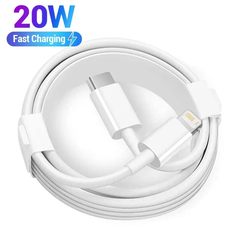 20W Fast Charging Cable | USB-C to Lightning Cord for iPhone