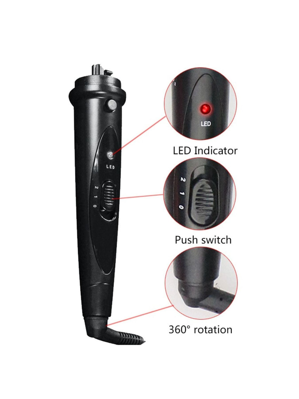6-in-1 Interchangeable Curling Iron