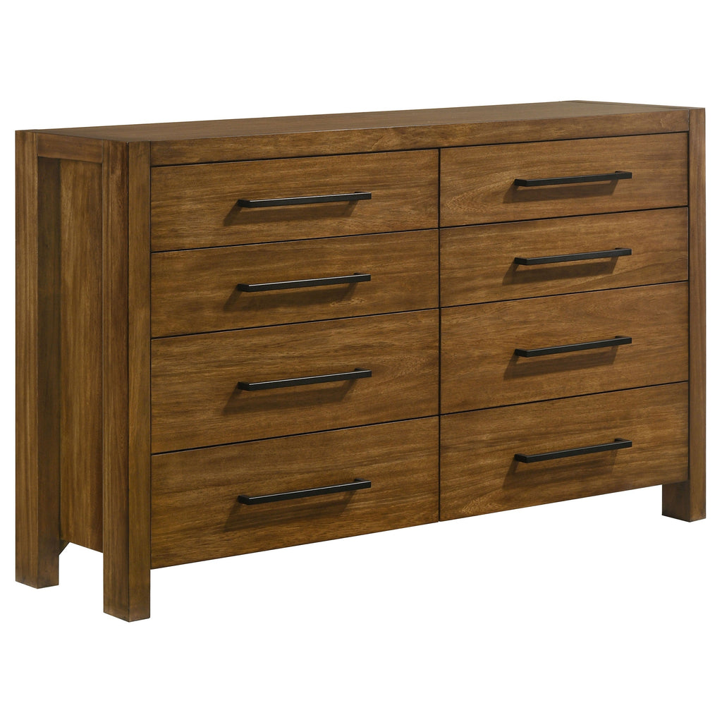 Adderley 4-piece Eastern King Bedroom Set Warm Brown