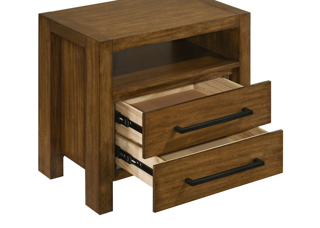 Adderley 4-piece Eastern King Bedroom Set Warm Brown