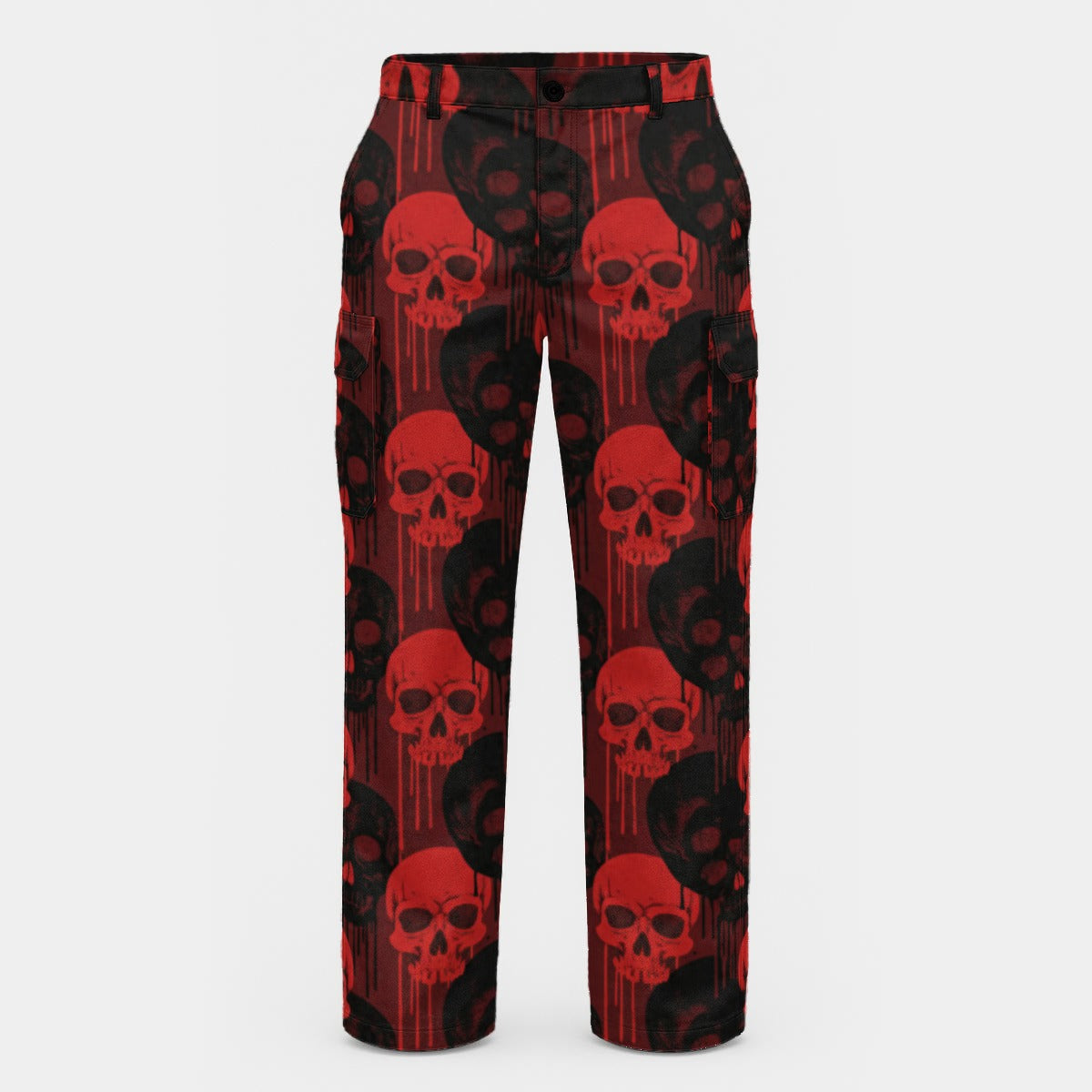 BAD TO THE BONE TRENDY GRAFFITI SKULLS JEANS Designs By Kiekie