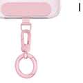 360° Rotating Zinc Alloy Phone Ring Holder Hook | Universal Anti-Entanglement Lanyard Attachment
