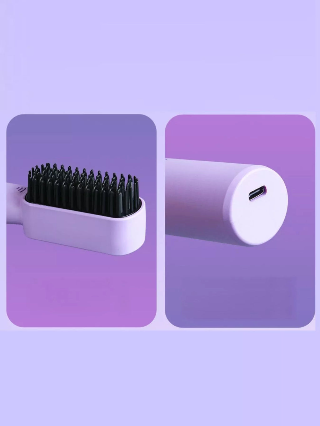Portable Heated Hair Straightening Comb