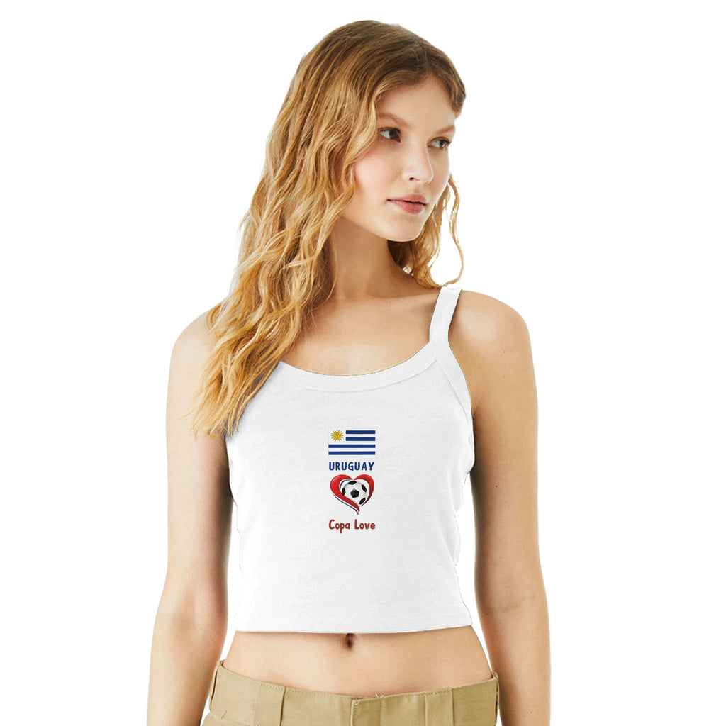 URAGUAY - Copa love Women's Micro Ribbed Scoop Tank | Bella + Canvas