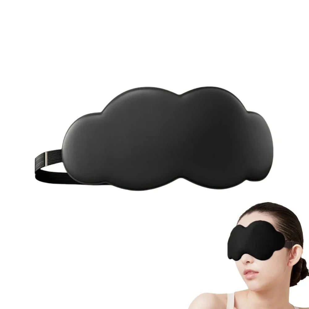 3D Contoured Sleep Mask | Ultra-Soft Breathable Light Blocking Eye Cover
