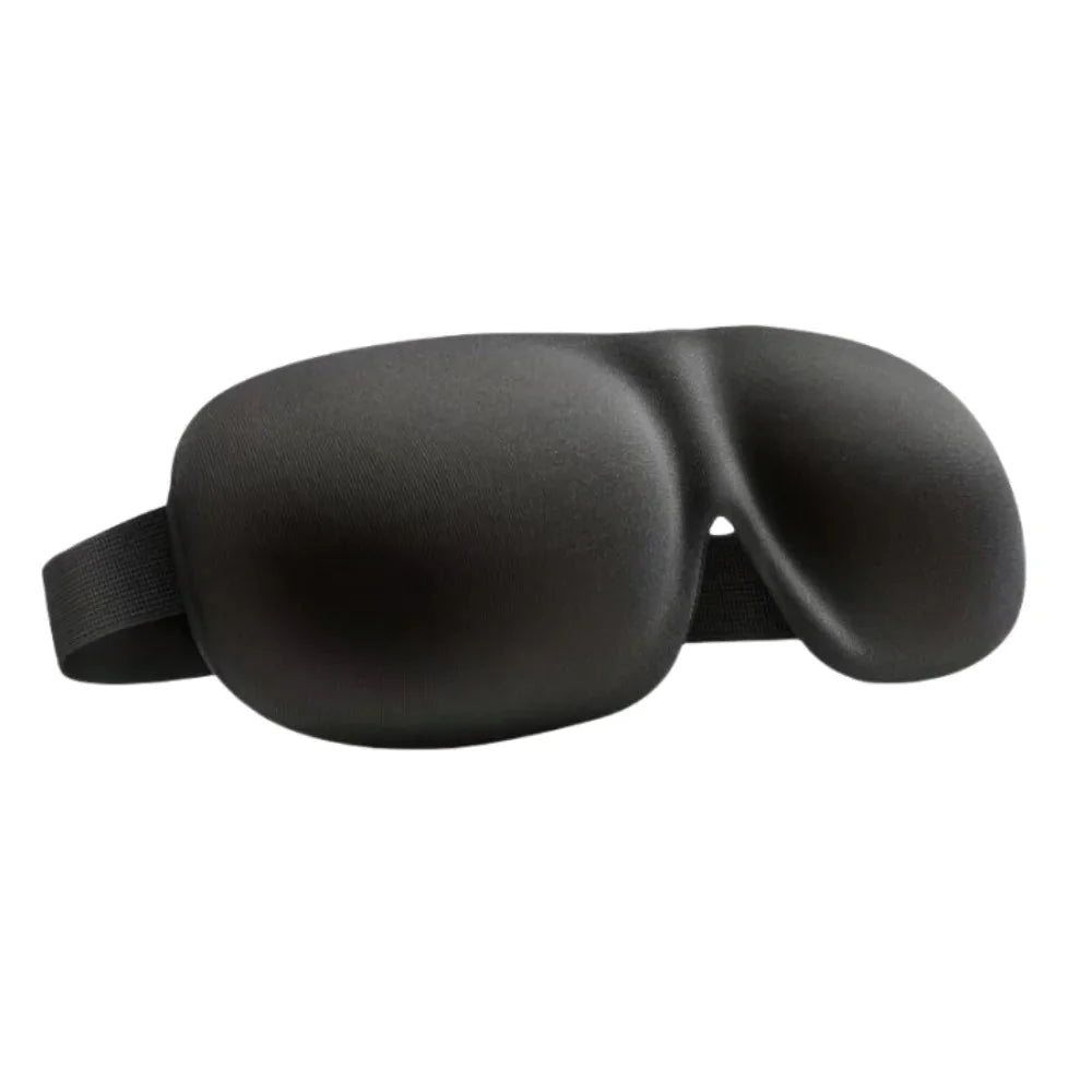 3D Contoured Sleep Mask | Ultra-Soft Breathable Light Blocking Eye Cover