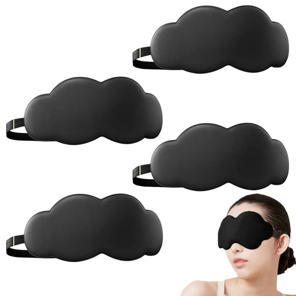 3D Contoured Sleep Mask | Ultra-Soft Breathable Light Blocking Eye Cover