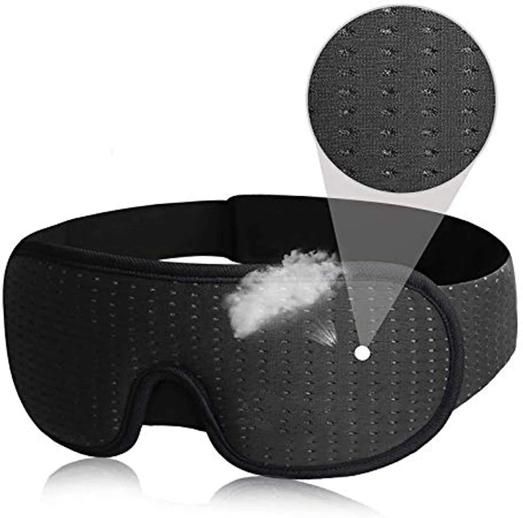 3D Sleep Eye Mask | Soft Padded Memory Foam Eyeshade
