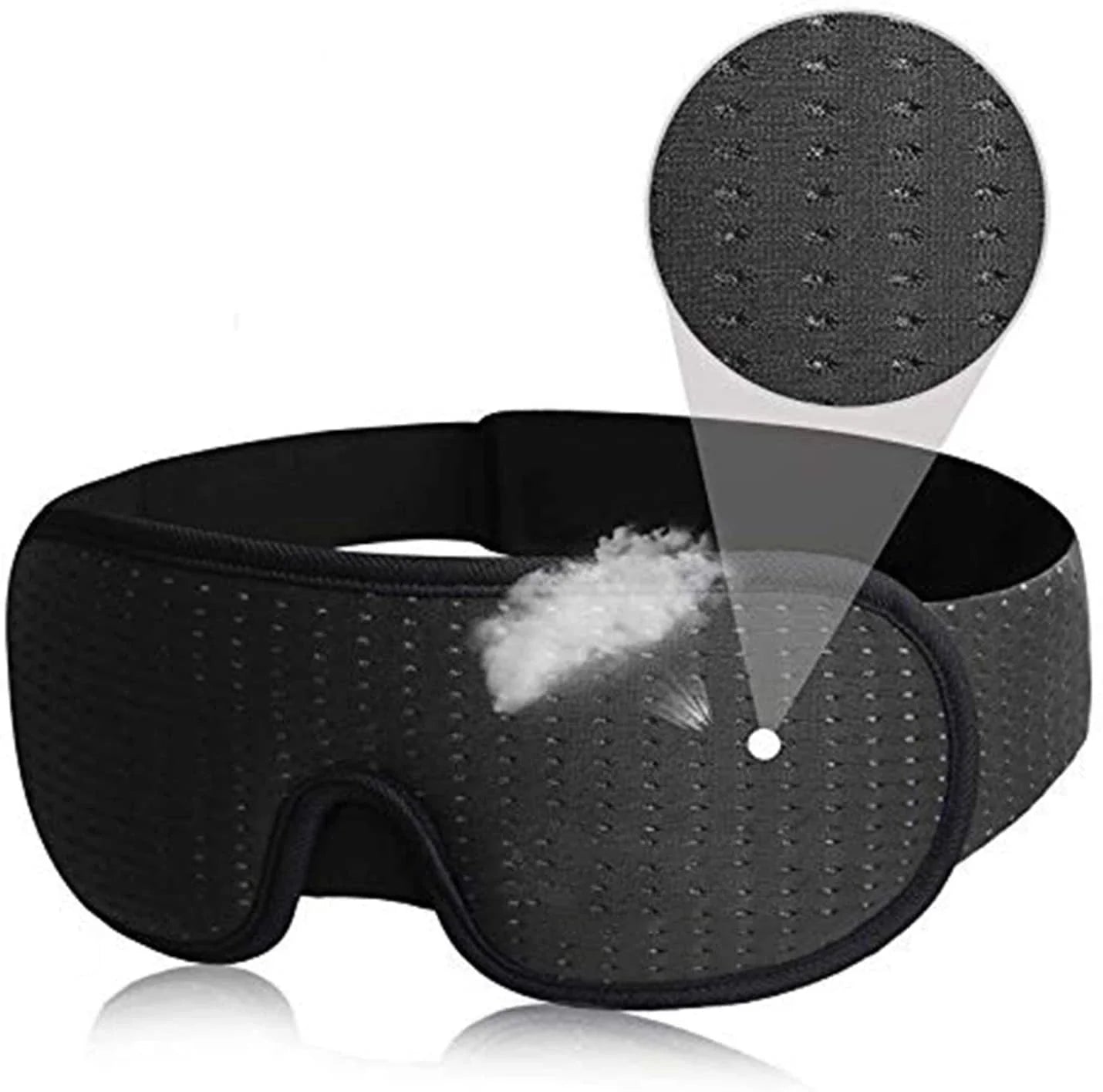3D Sleep Eye Mask | Soft Padded Memory Foam Eyeshade