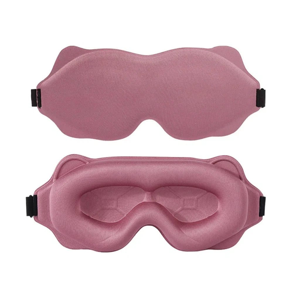 3D Sleeping Mask with Padded Light Blocking | Soft Ergonomic Eyeshade