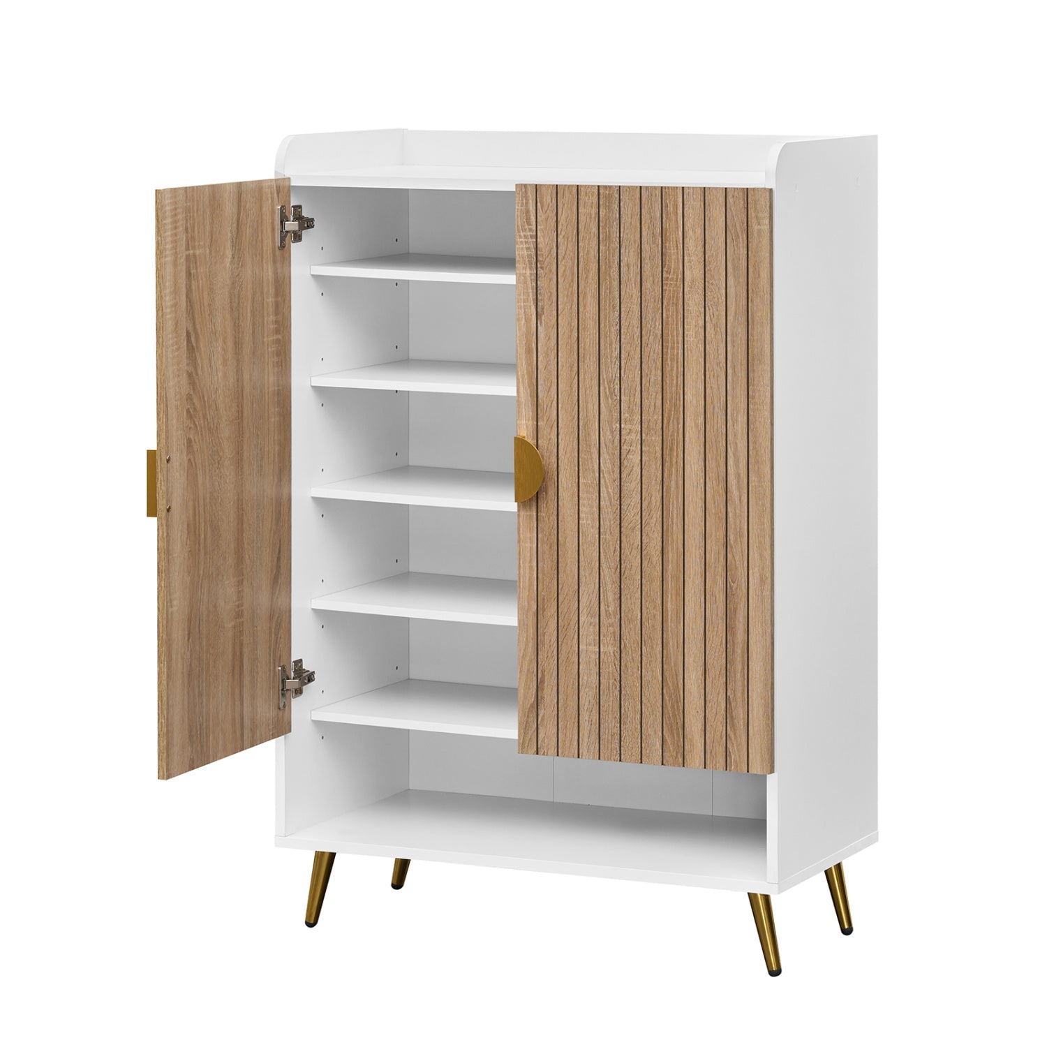 7-Tier Tall Shoe Storage Cabinet with Adjustable Shelves