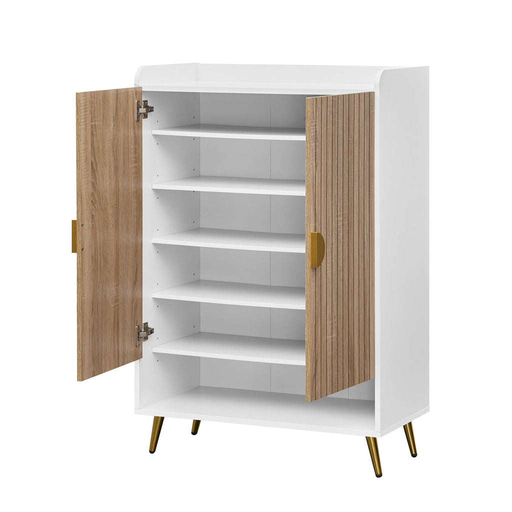 7-Tier Tall Shoe Storage Cabinet with Adjustable Shelves