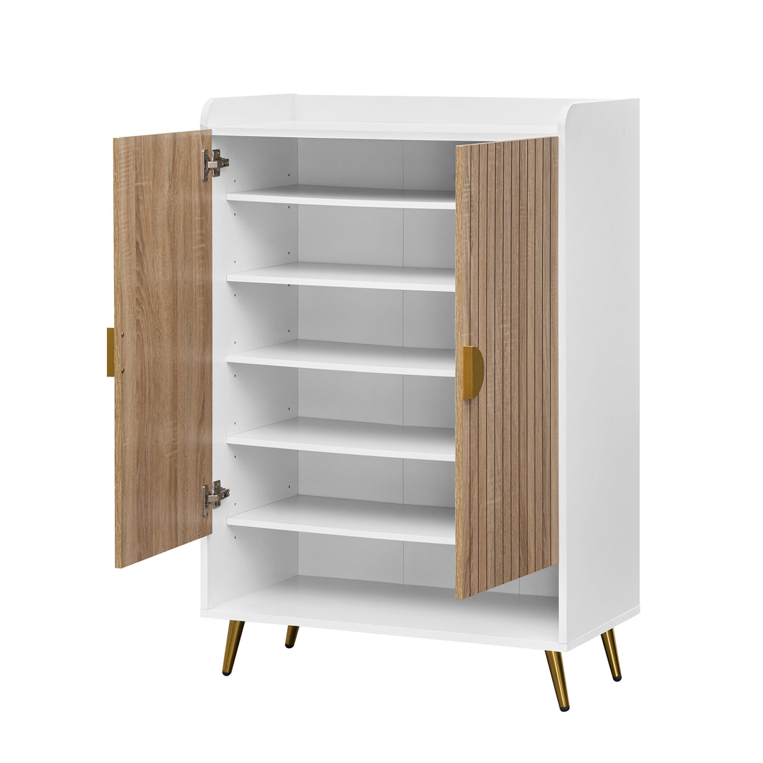 7-Tier Tall Shoe Storage Cabinet with Adjustable Shelves