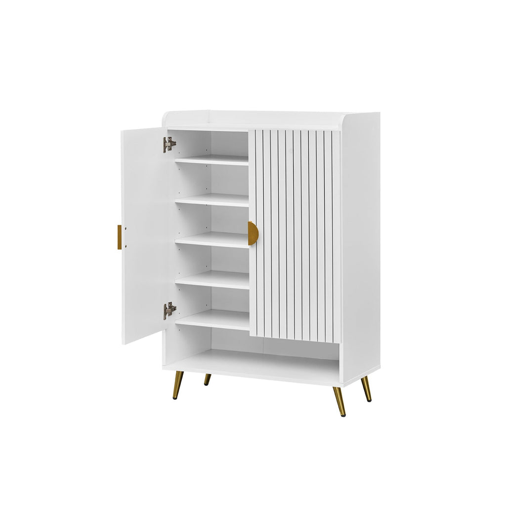 7-Tier Tall Shoe Storage Cabinet with Adjustable Shelves