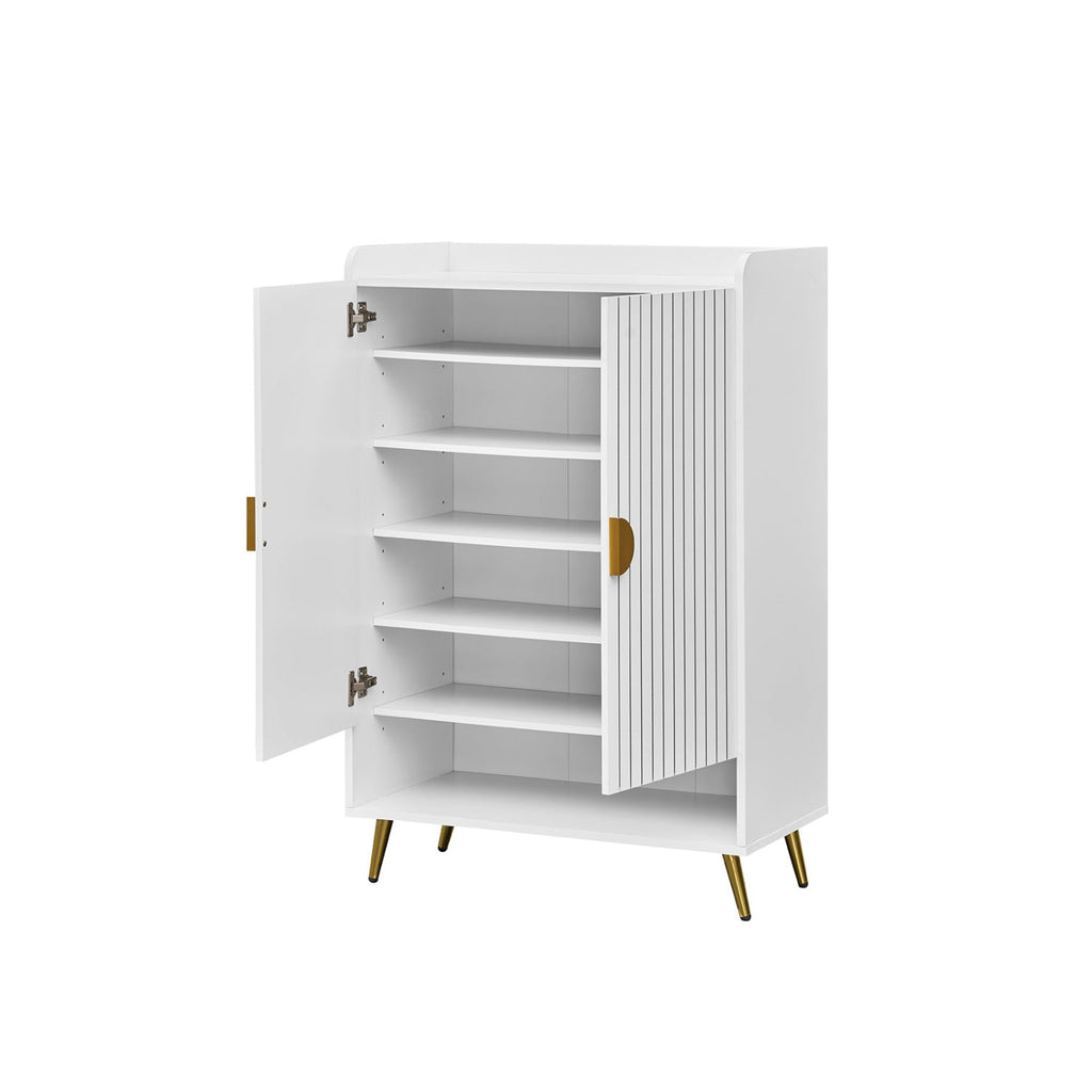 7-Tier Tall Shoe Storage Cabinet with Adjustable Shelves