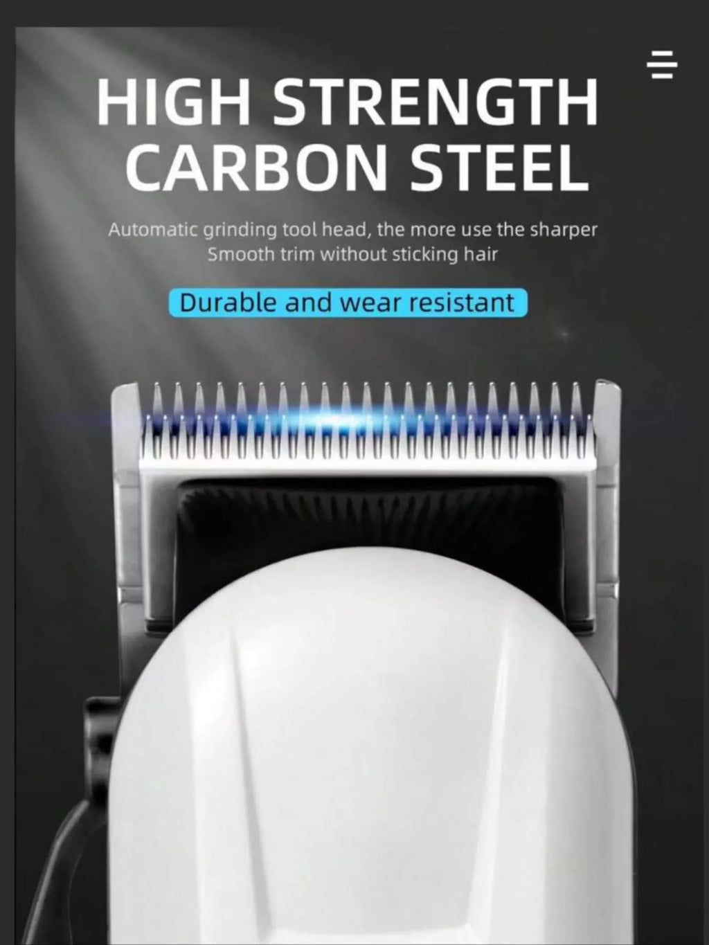 Cordless Hair Clipper with LED Display
