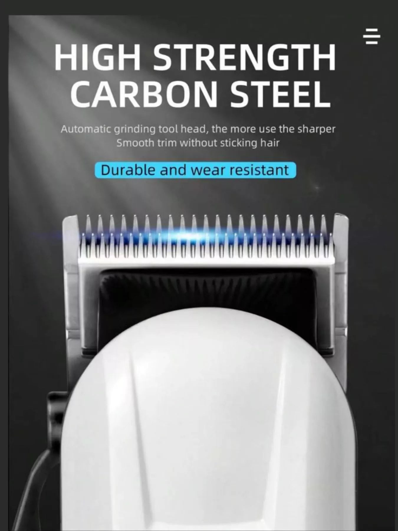 Cordless Hair Clipper with LED Display
