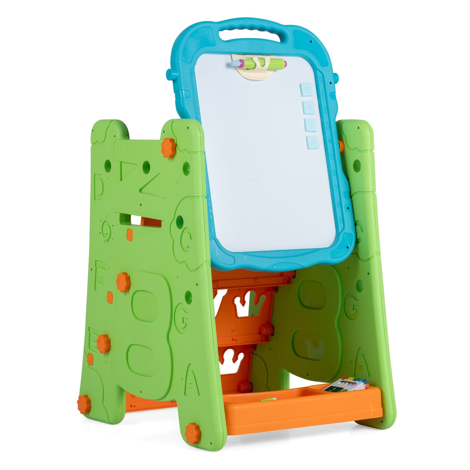 Kids Art Easel 4-in-1 Double Sided Magnetic Board