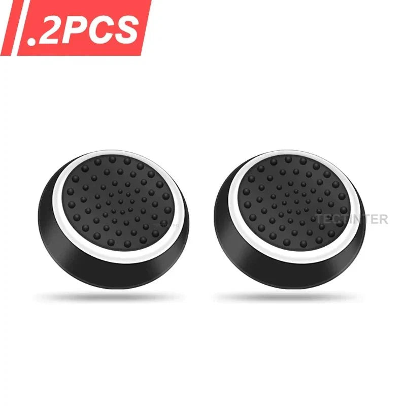 4PCS Silicone Thumbstick Grip Caps | Universal Joystick Covers for PS5, PS4, Xbox, Steam Deck, and Switch Pro Controllers