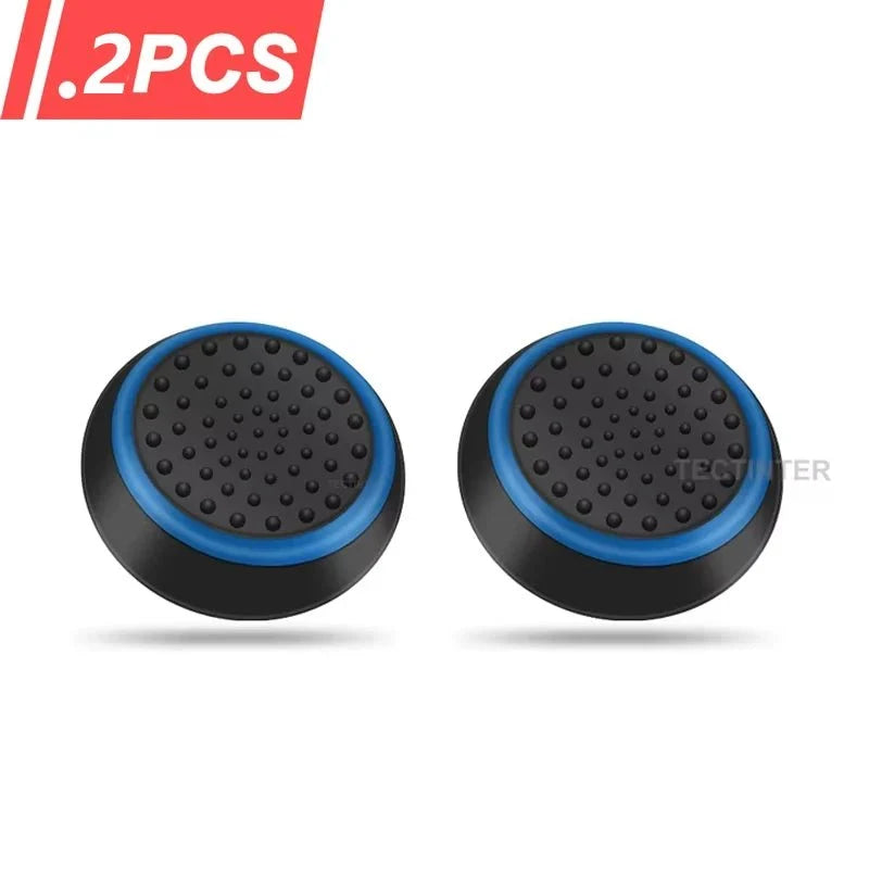 4PCS Silicone Thumbstick Grip Caps | Universal Joystick Covers for PS5, PS4, Xbox, Steam Deck, and Switch Pro Controllers