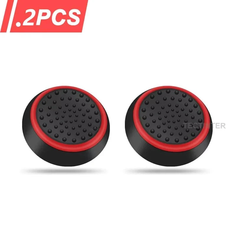 4PCS Silicone Thumbstick Grip Caps | Universal Joystick Covers for PS5, PS4, Xbox, Steam Deck, and Switch Pro Controllers