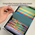 50 Pcs Index Label Papers with Tabs - 5 Colors