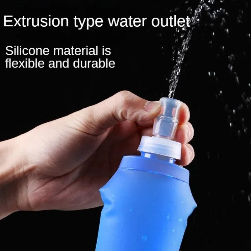 17oz Soft TPU Water Flask | Foldable BPA-Free Hydration Bottle for Outdoor Sports