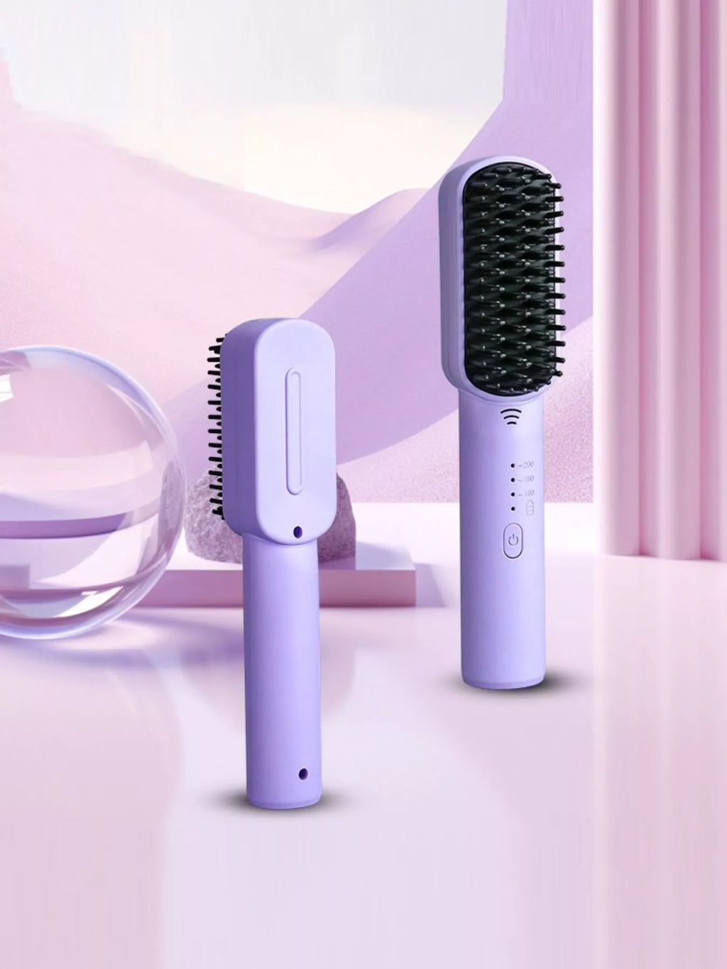 Portable Heated Hair Straightening Comb