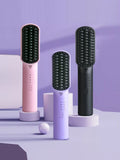 Portable Heated Hair Straightening Comb