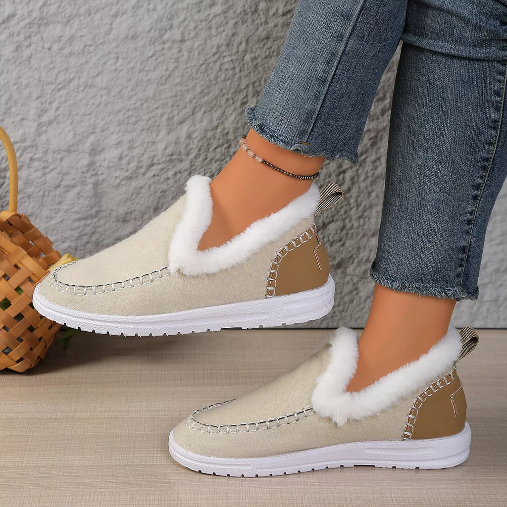 Plush-Lined Slip-Ons