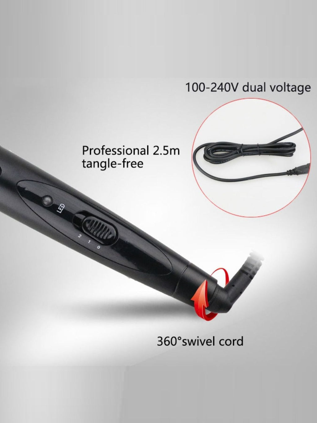 6-in-1 Interchangeable Curling Iron