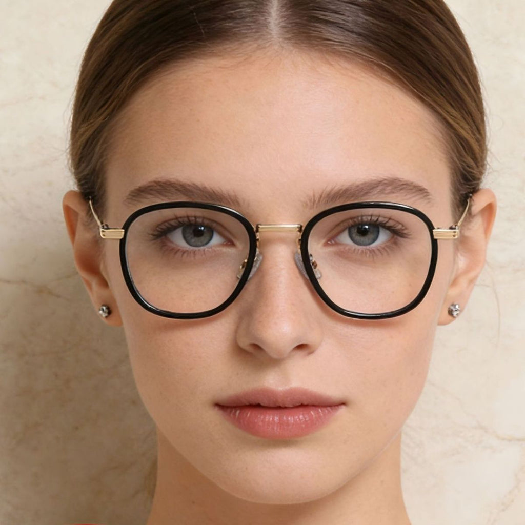 Lightweight Metal Temples Glasses