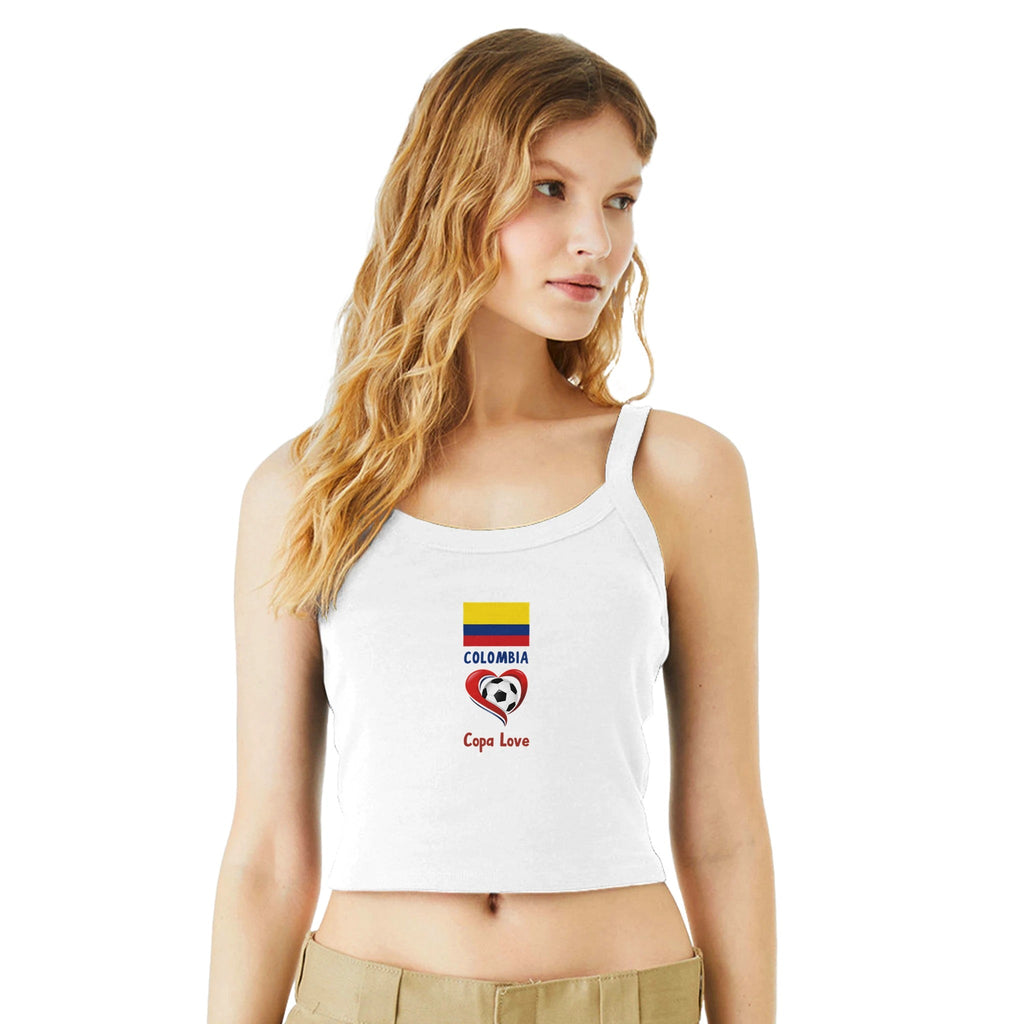 COLOMBIA - Copa Love Women's Ribbed Scoop Tank | Bella + Canvas