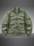Men's Plus Size Casual Lightweight Bomber Jacket