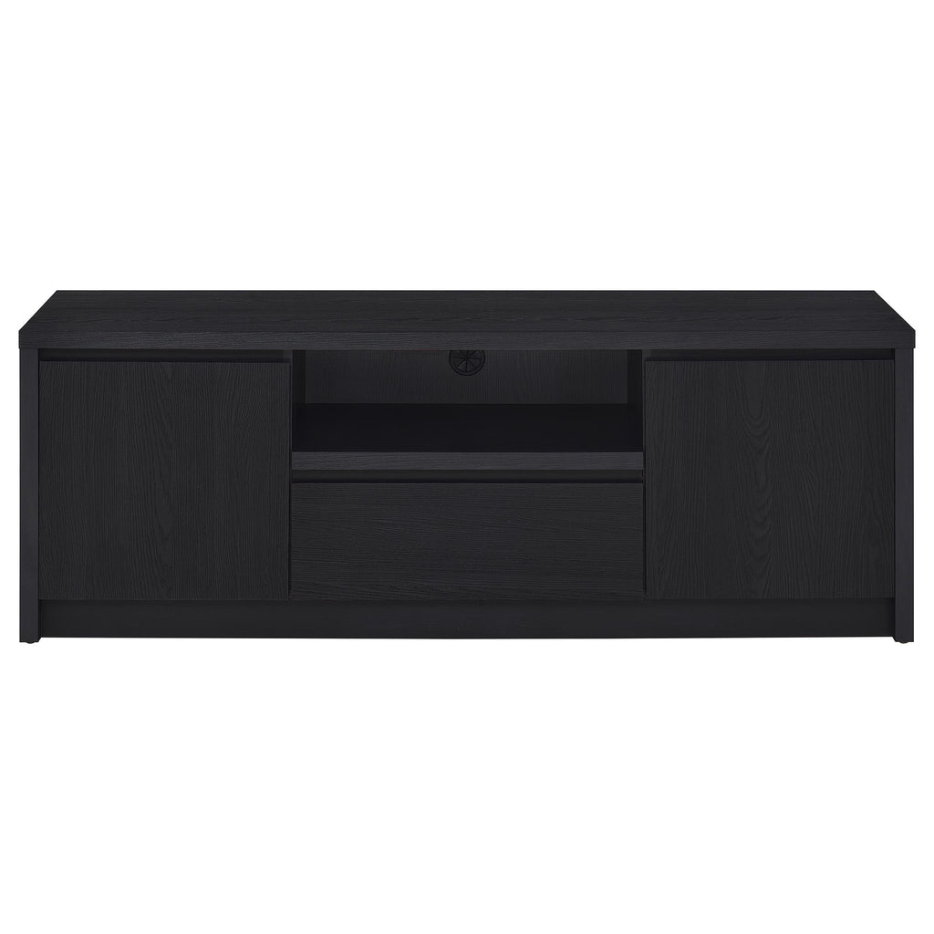 Winfield 60-inch 2-door TV Stand Media Console Black