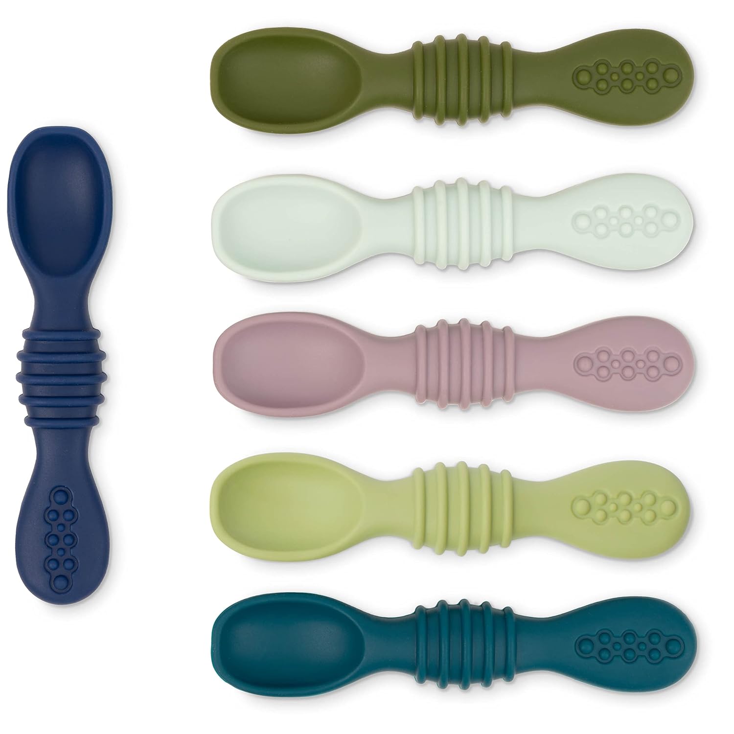 Self-Feeding Silicone Spoons