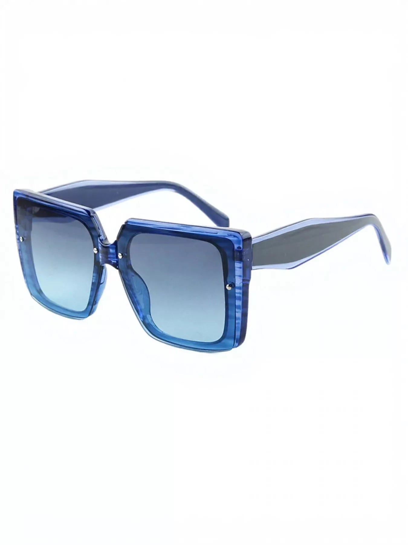 Oversized Gradient Square Sunglasses